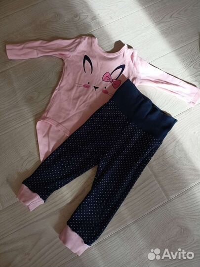 Вещи пакетом на девочку 80 86 размер