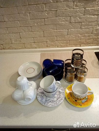 Набор разной посуды б. у