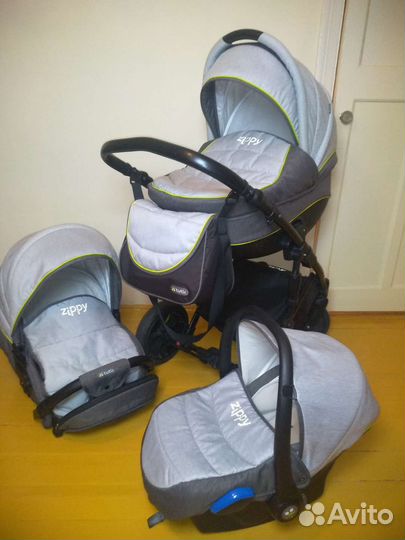 Коляска 3 в 1 tutis zippy Viva