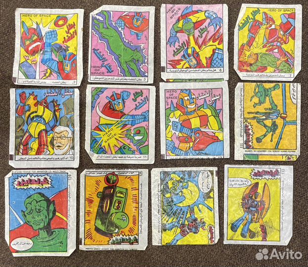 Вкладыши от жевательных резинок (разные)