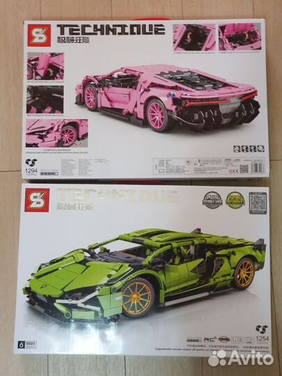 Конструктор Lambo Technic 1294 детали ду