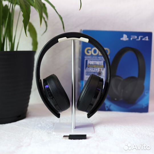 Наушники Беспроводные Sony Gold Wireless Headset