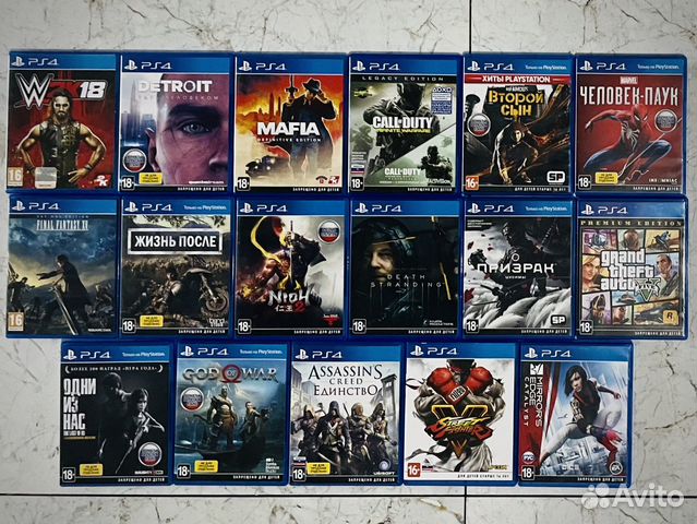 Диски игры для ps4