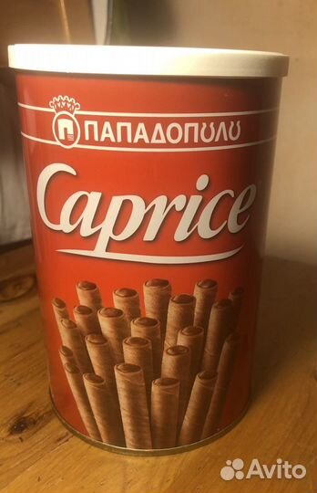 Caprice Вафельные шоколадные трубочки
