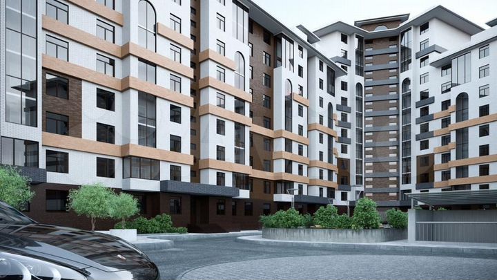 1-к. квартира, 54,3 м², 6/12 эт.