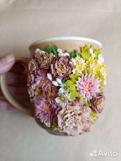 Чашка ручная работа