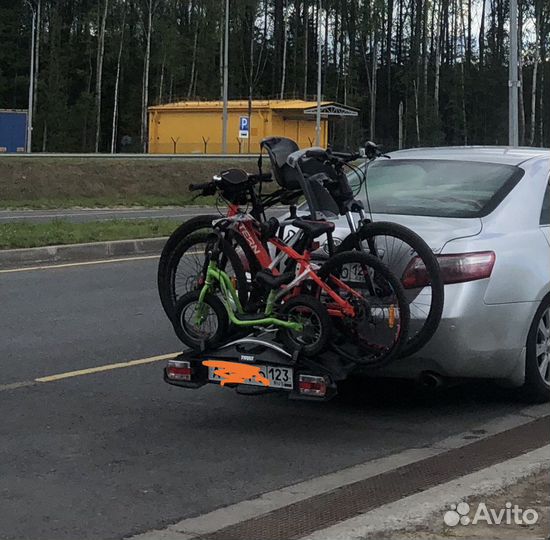 Крепление для велосипедов на фаркоп thule 3 + 1