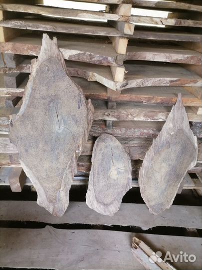 Дуб слэбы, срезы, спилы, доски