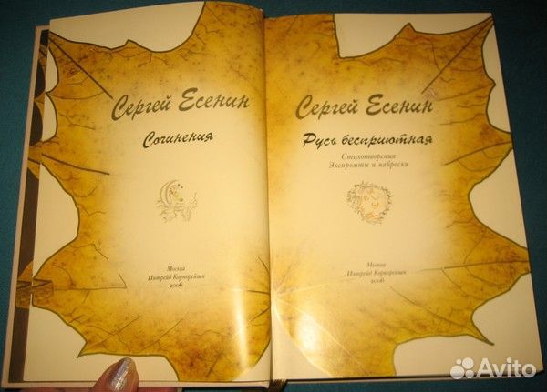 Есенин Сергей. Голубень. Русь бесприютная. 2 тома