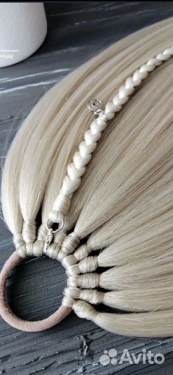 Накладной хвост шиньон