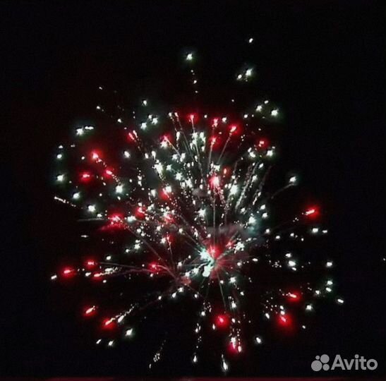 Фейерверк Снегири, 25 залпов