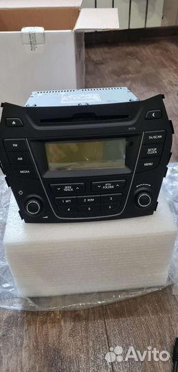 Штатная магнитола на Hyundai Santa fe 2015