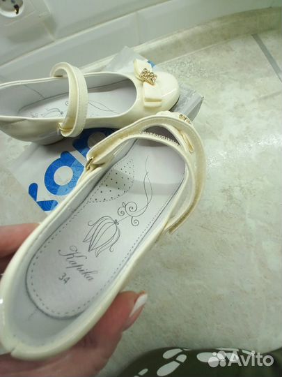 Туфли для девочки р.34