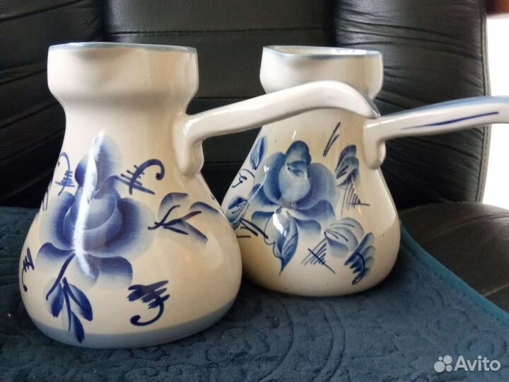 Кружка. Турка. Гжель