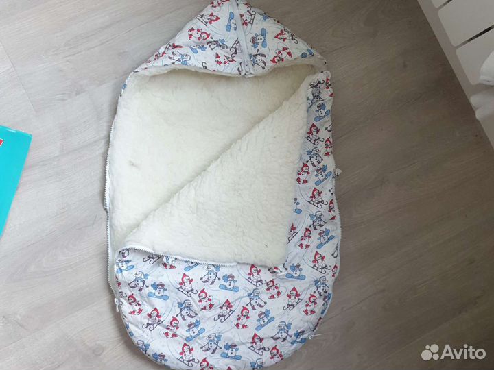 Зимний конверт в коляску