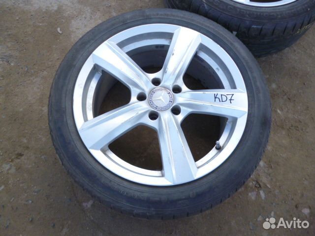 Колёса 2шт Mercedes на резине Goodyear 245/45R18