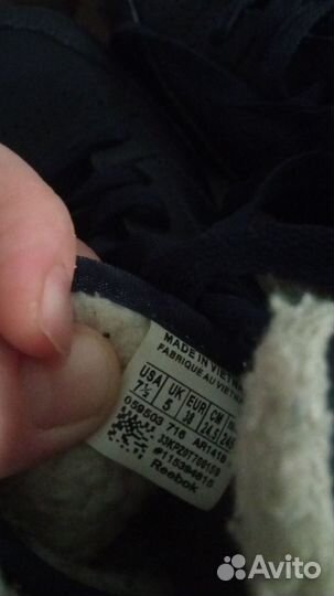 Кроссовки Reebok 38 р. утеплённые