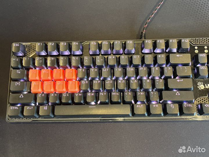 Клавиатура проводная A4Tech Bloody B810R
