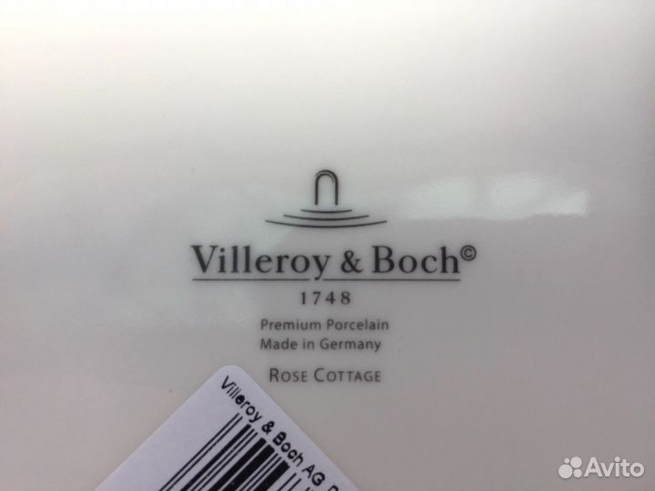 Набор 4 тарелки Villeroy & Boch Rose Cottage