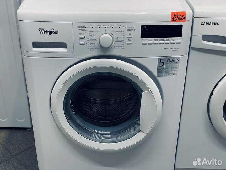 Стиральная машина Whirlpool 6 кг 1000 об/мин