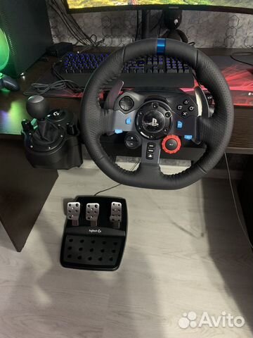 Игровой руль logitech g29 с кпп купить в Красноярске | Электроника | Авито