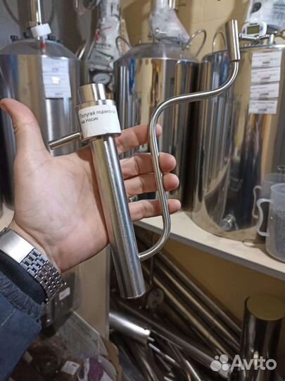 Попугай подвесной на носик нержавейка