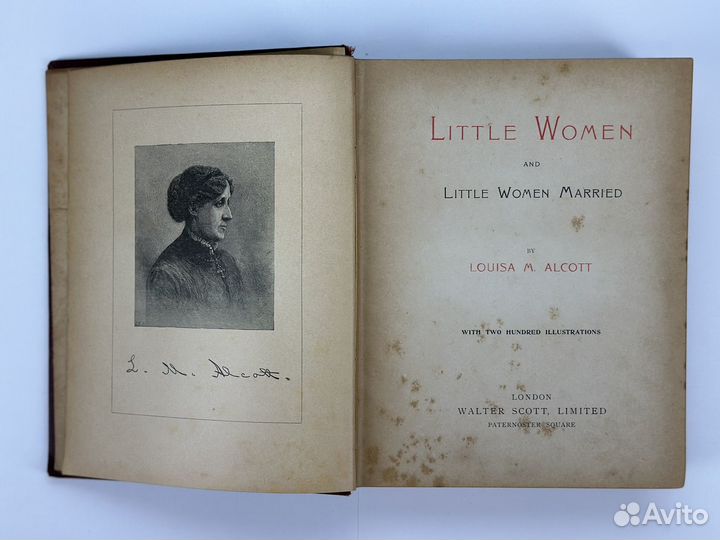 Книга 'Little Women' L.M.Alcott на английском 1902