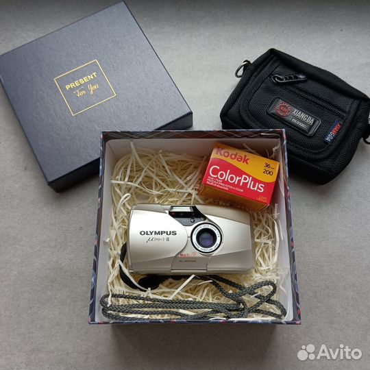 Olympus mju II 35 mm подарочный набор