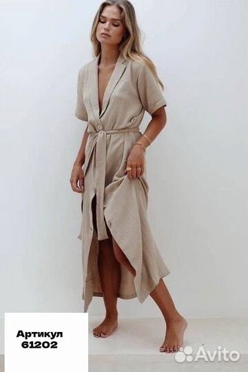 Платье миди летнее