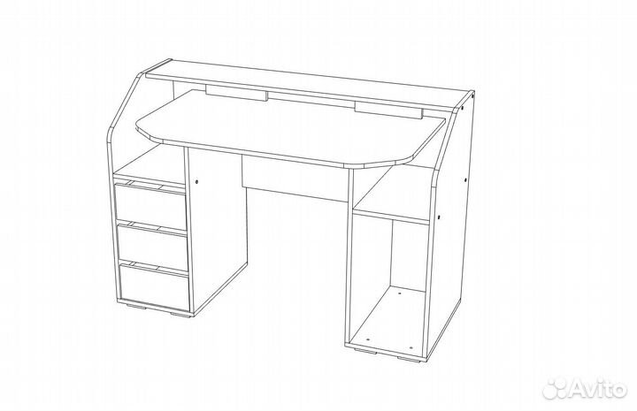 Новый Компьютерный стол Геймер-2 от производителя