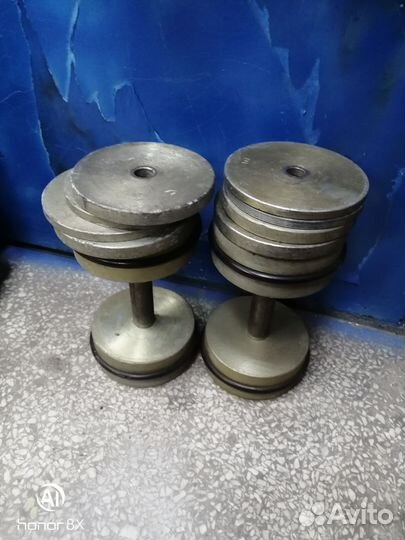 Гантели разборные