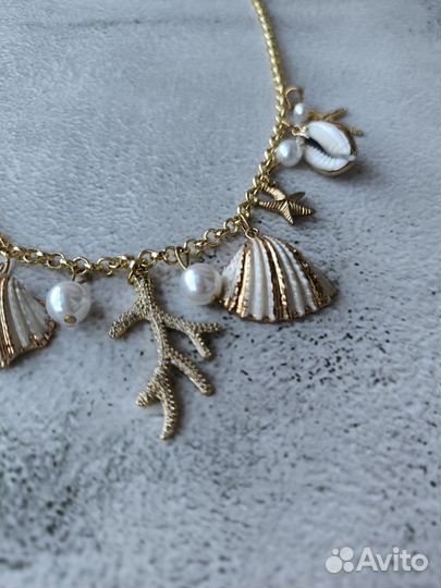 Колье чокер ручной работы