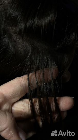 Наращивание волос коррекция