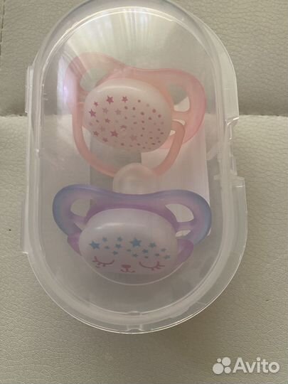 Соска пустышка Phillips avent(2 шт),0-6 мес