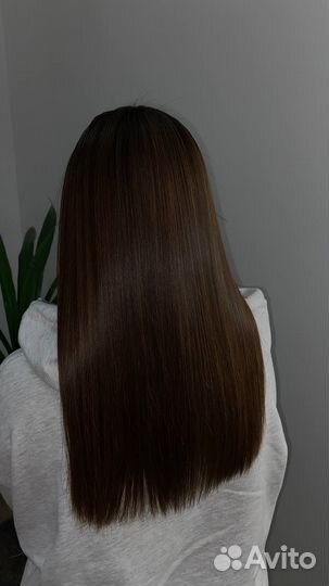 Здоровье волос Кератиновое выпрямление Ботокс