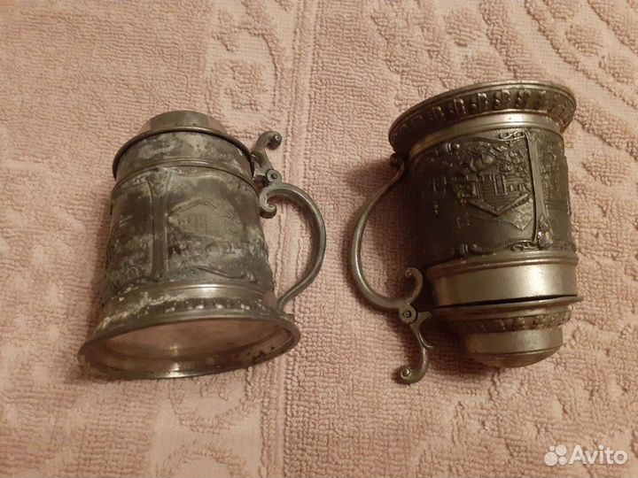 Маленькие цинковые кружечки Германия