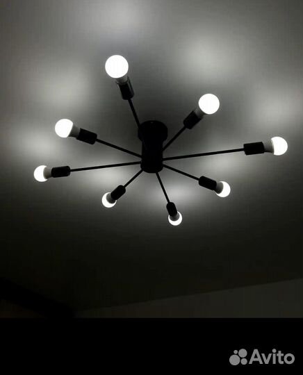 Светильник Люстра потолочная лофт loft