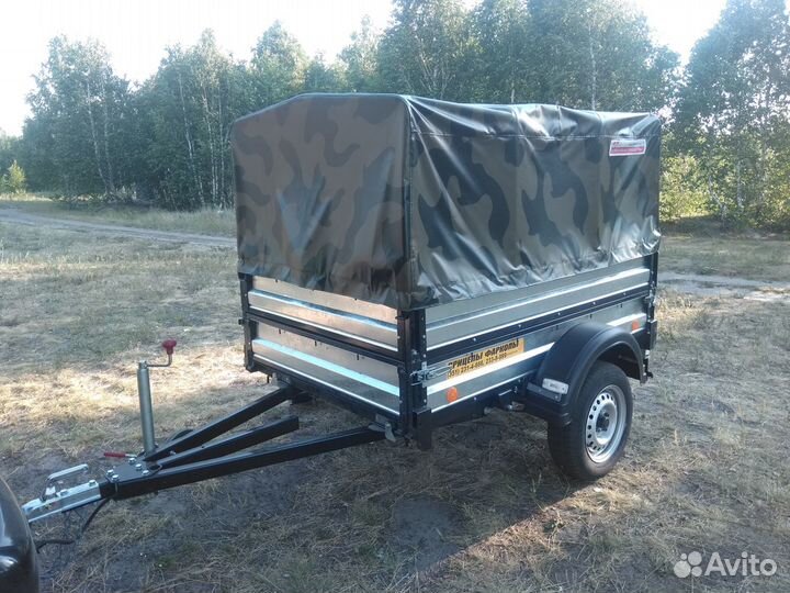 Курганский Прицеп 821303 Крепыш высокий тент