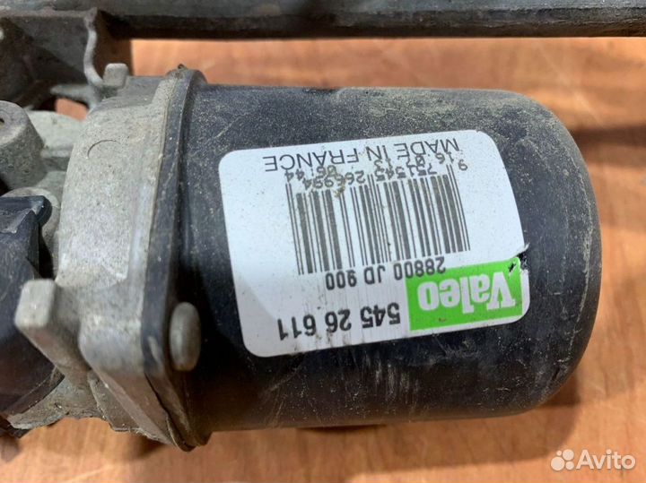 Трапеция стеклоочистителей Nissan Qashqai