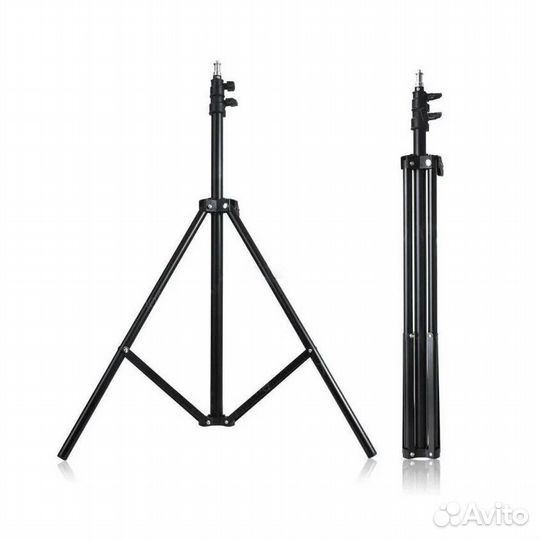 Кольцевая селфи-лампа 36см RGB цветная + штатив 2м