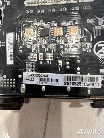 Видеокарта RX550 2GB