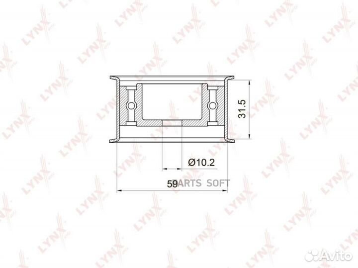 Lynxauto PB-3005 PB-3005 Направляющий ролик / грм