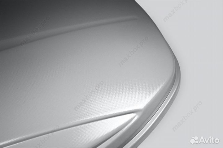 Автобокс MaxBox PRO 460 (средний) серый карбон