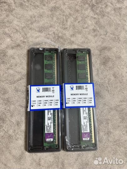 Оперативная память ddr2 800 x2 4gb