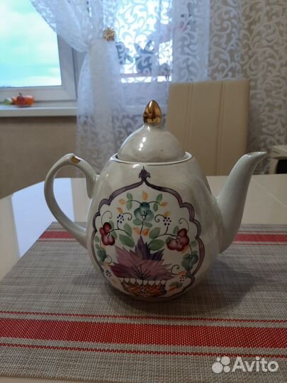 Чайник доливной фарфоровый СССР