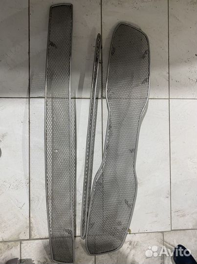 Защитные решетки переднего бампера