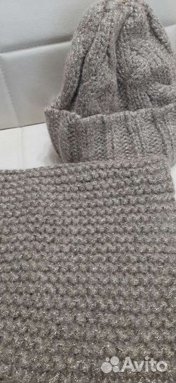 Комплект шапка и снуд