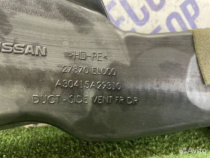 Воздуховод передний левый Nissan Tiida хэтчбек 1.6