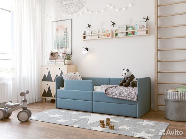 Детская мягкая кровать