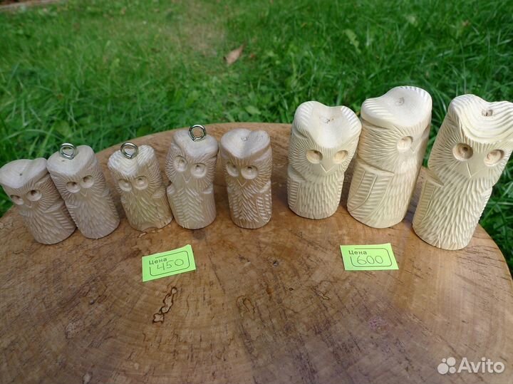 Резные обереги игрушки брелки из дерева (фигурки)